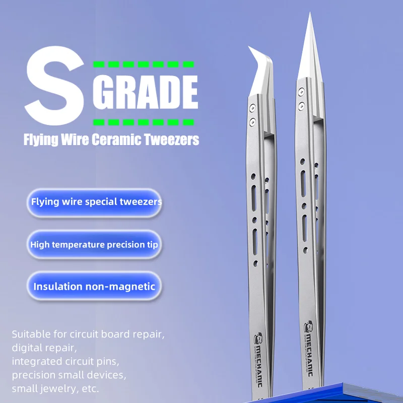 Mechanic S-grade Ceramic Tweez - Electronic Repair Tutorial review and price