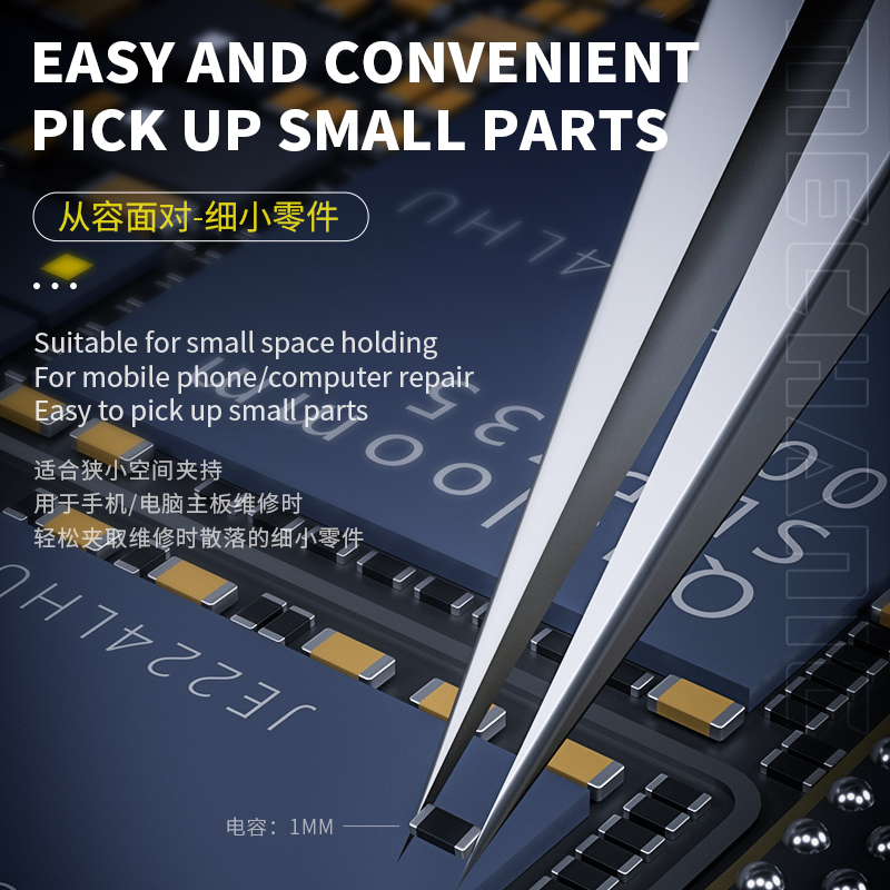 Mechanic KA-11 3D stainless st - Smd Tweezer Set review and price