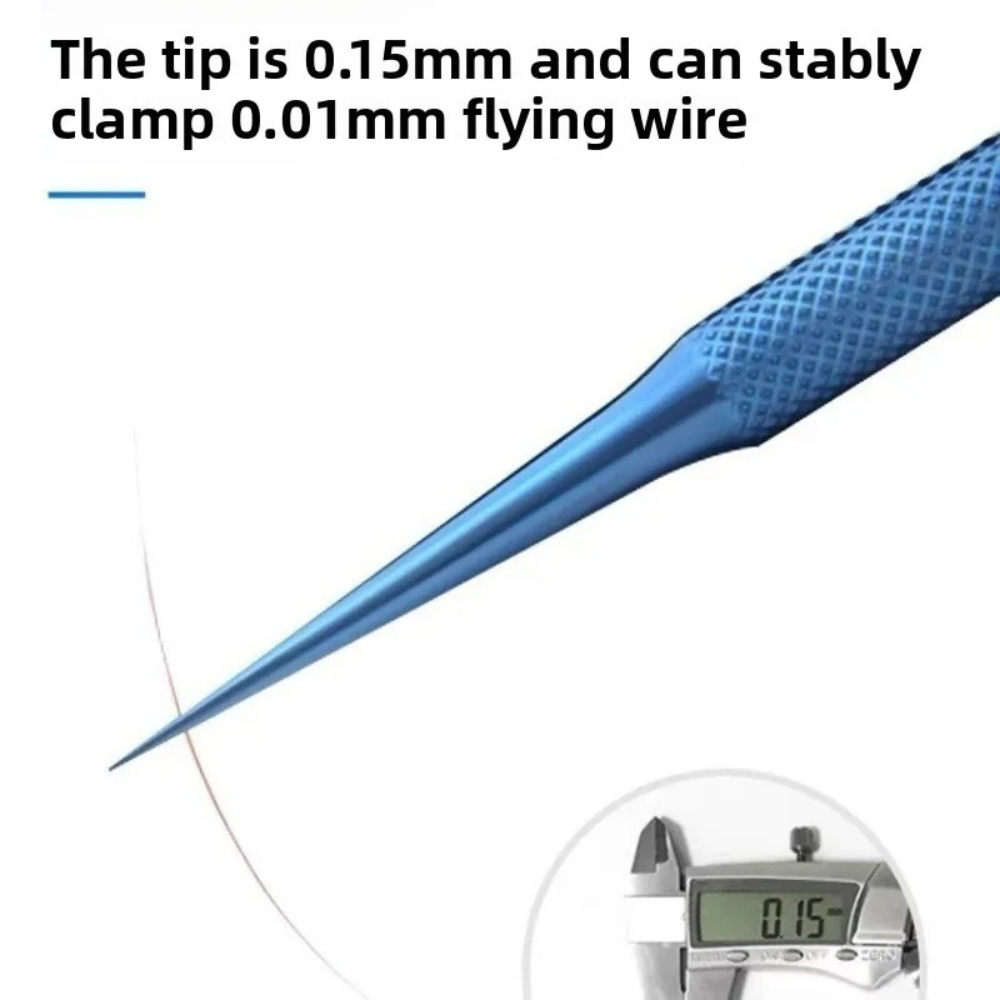 Titanium Alloy Anti-Magnetic T - Smd Tweezer Set review and price