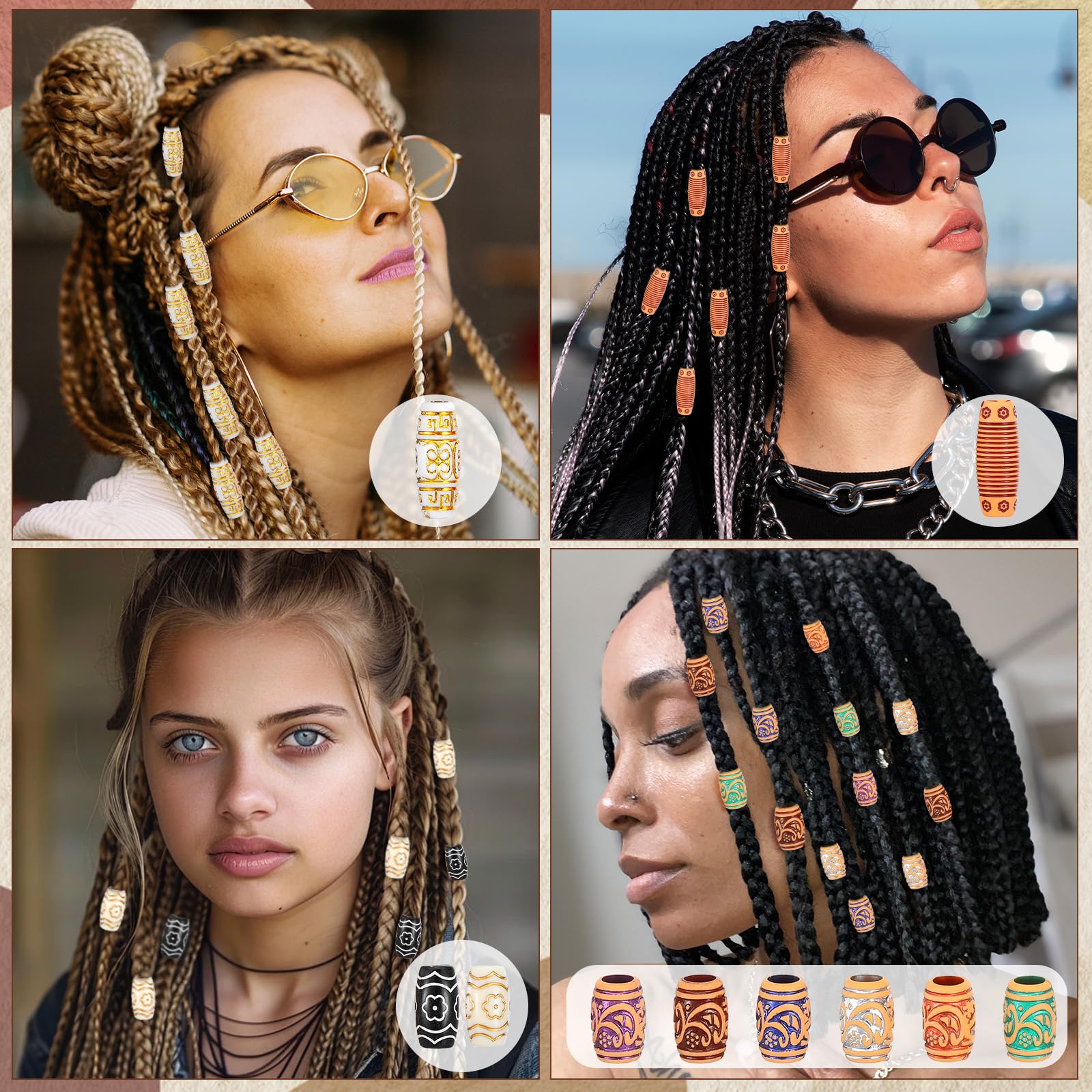 38pcs Hair Beads Rings with Ha - Spudger Plastic Set review and price
