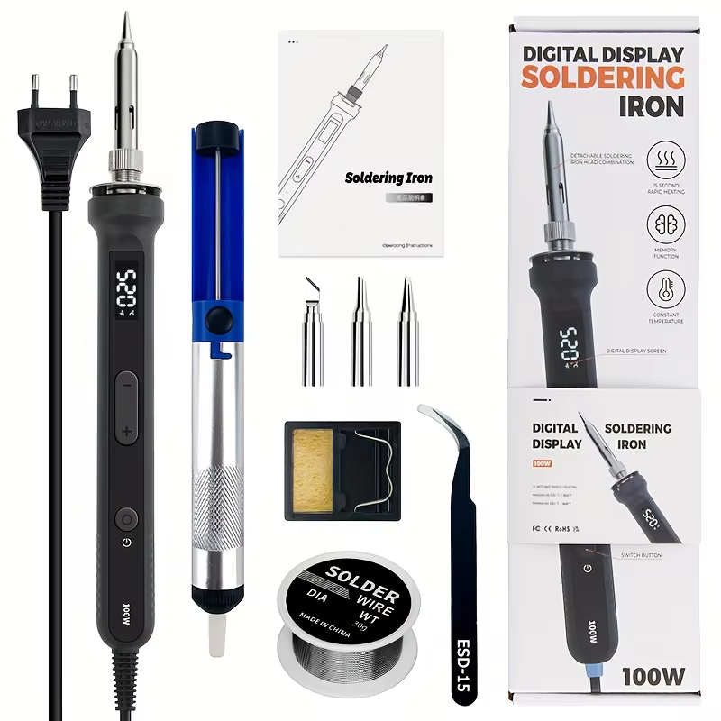 100W Digital Soldering Iron Ki - Electronic Repair Tutorial review and price