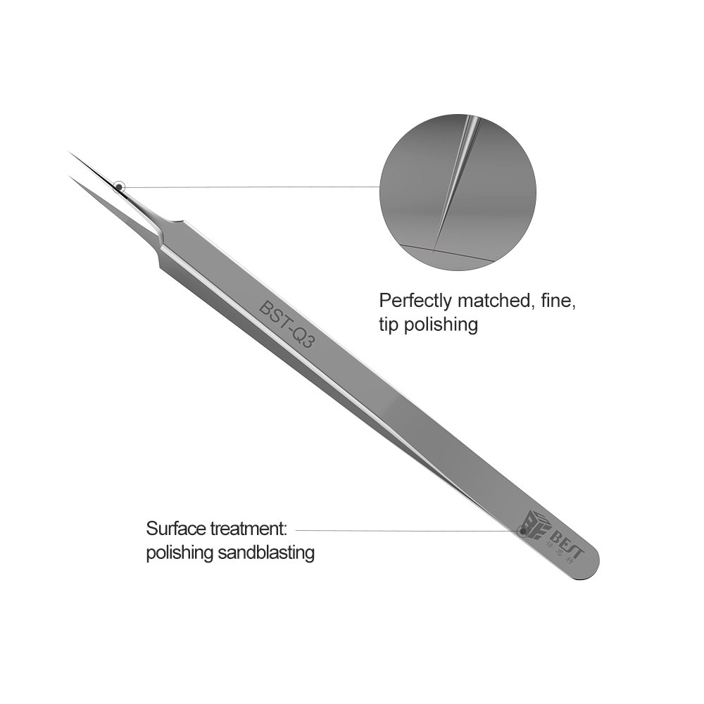 1Pcs Precision Fine Pointed Tw - Smd Tweezer Set review and price