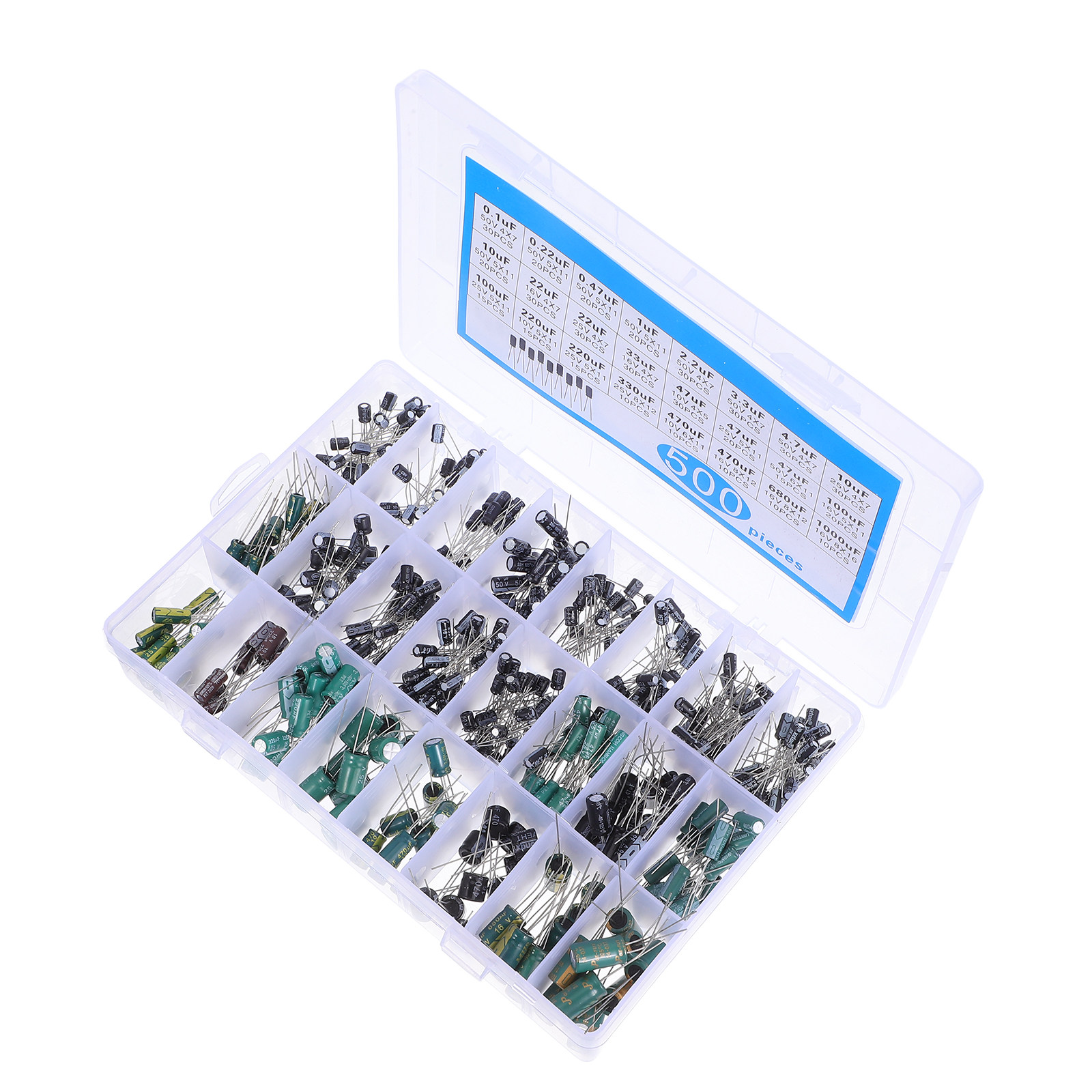 500Pcs Aluminum Electrolytic C - Electronic Repairing review and price