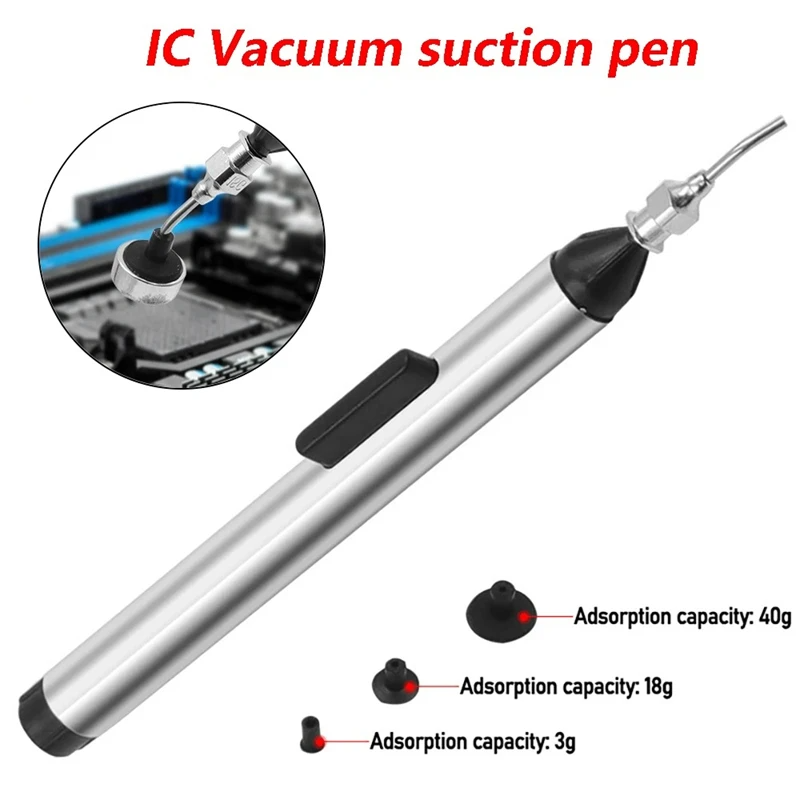 Manual Vacuum Suction Pen Kit  - Smd Tweezer Set review and price