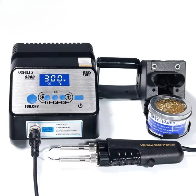 938D Portable Tweezers Solderi - Smd Tweezer Set review and price
